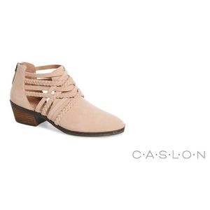NWOB Caslon Liam Braided Ankle Booties